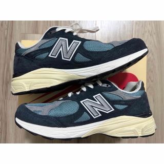 ニューバランス(New Balance)のnewbalance 990v3 Navy/Castlerock 28cm(スニーカー)