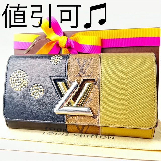 【限定品】ルイヴィトン☆長財布☆黒　茶　金☆美品☆正規品☆M64477