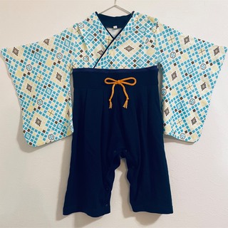 袴ロンパース  90センチ(和服/着物)