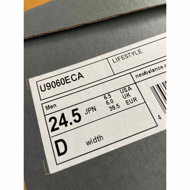 New Balance - ニューバランス U9060 ECA ホワイト 24.5の通販 by ゆき