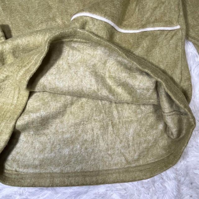 MOON STONE(ムーンストーン)のタグ付き未使用 moon stone パジャマ 部屋着 もこもこ 黄緑 レディースのルームウェア/パジャマ(パジャマ)の商品写真