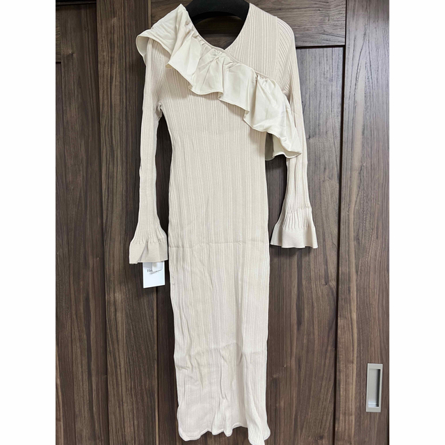 Her lip to - Herlipto Ruffle Wrap Rib Knit Dress の通販 by saa's