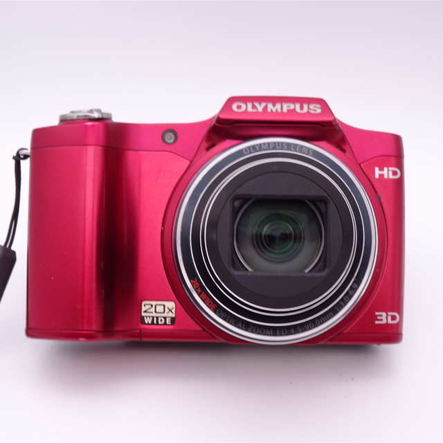 スマホ/家電/カメラ【完動品】 OLYMPUS SZ-11 14MEGAPIXEL コンデジ レッド