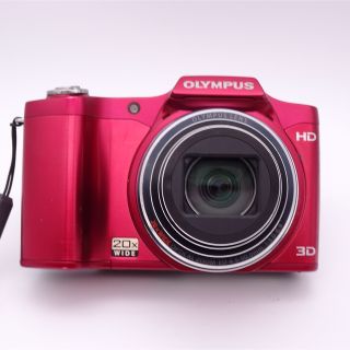 オリンパス(OLYMPUS)の【完動品】 OLYMPUS SZ-11 14MEGAPIXEL コンデジ レッド(コンパクトデジタルカメラ)