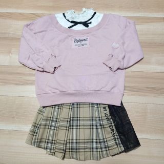 ナルミヤ インターナショナル(NARUMIYA INTERNATIONAL)のバイラビット　130 セット(Tシャツ/カットソー)