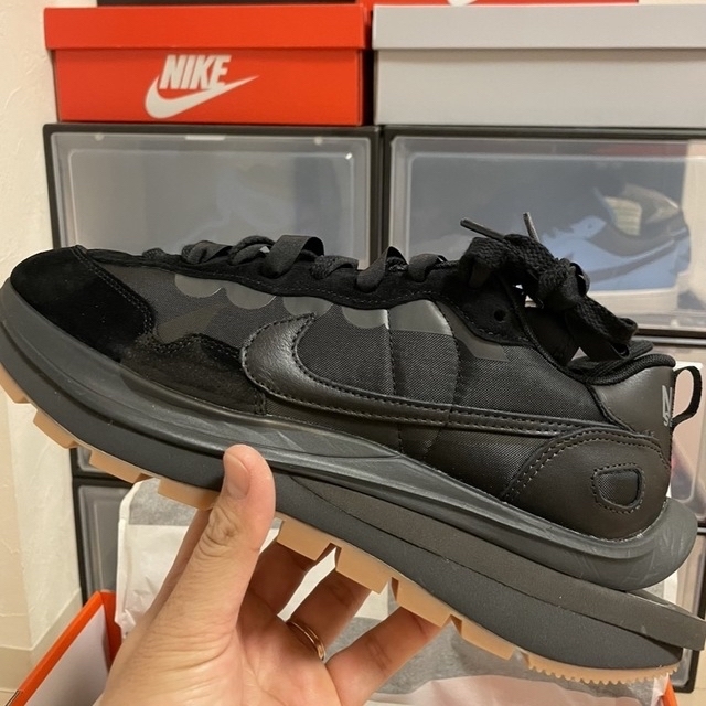 sacai × Nike Vapor Waffle Black Gum27.5㎝