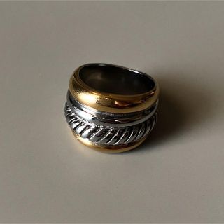 アメリヴィンテージ(Ameri VINTAGE)のContrast volume rope ring No.873(リング(指輪))