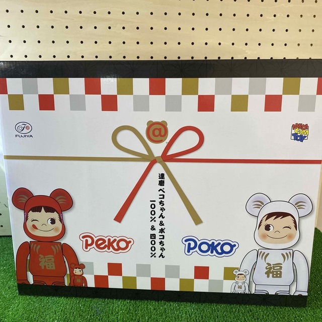 BE＠RBRICK 達磨 ペコちゃん & ポコちゃん 100% & 400%