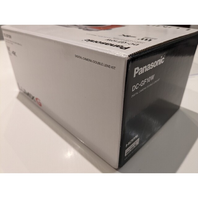 Panasonic(パナソニック)の新品 DC-GF10W-K Panasonic LUMIX ダブルレンズキット スマホ/家電/カメラのカメラ(ミラーレス一眼)の商品写真