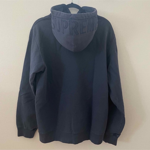 シュプリーム  20SS  Overdyed Hooded Sweatshirt フードロゴ刺繍オーバーダイパーカー メンズ M
