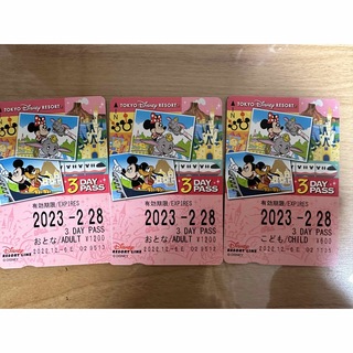 ディズニー(Disney)のディズニーリゾートライン　フリー切符(遊園地/テーマパーク)