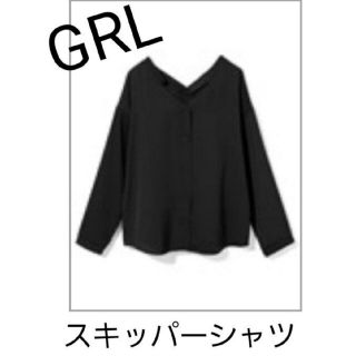 グレイル(GRL)のGRL　スキッパーシャツ(シャツ/ブラウス(長袖/七分))