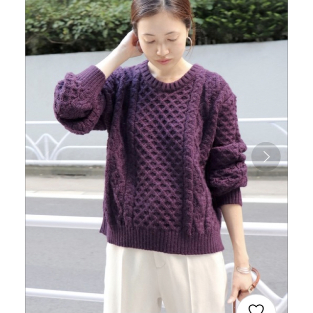 【お値下げ】SLOBE IENA KERRY WOOLLEN ケーブルニット