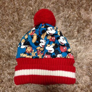 ディズニー(Disney)の古着☆ニット帽(ニット帽/ビーニー)