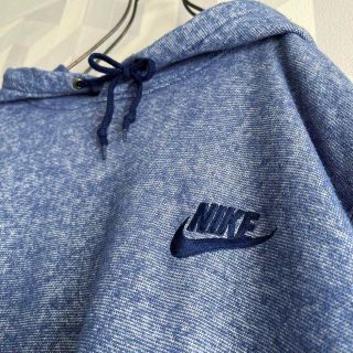 NIKE - 【90s ビンテージ ナイキ】銀タグ XL刺繍 スウェットパーカー