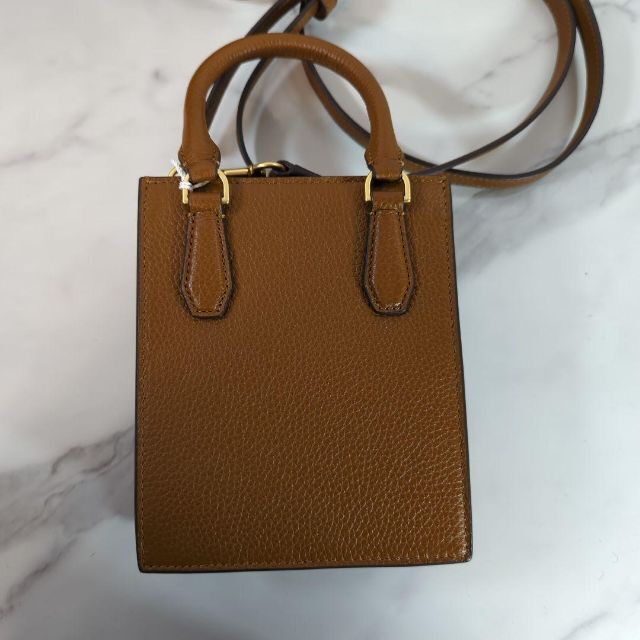 新品】トリーバーチ ショッパー型 ミニショルダーバッグ/ キャメル