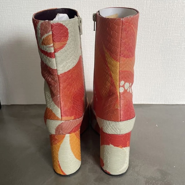 予約販売】本 21aw Dries 新品 Dries Van Noten 海外花系 ブーツ van