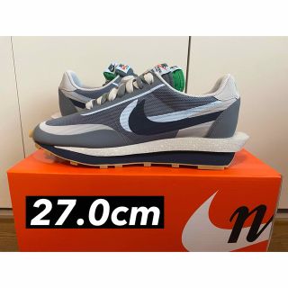 ナイキ(NIKE)のクロット × サカイ × ナイキ LDワッフル クール グレー27.0cm(スニーカー)