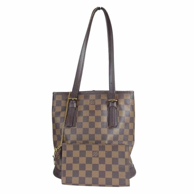 LOUIS VUITTON ルイ・ヴィトン N42240 ダミエ マレ バケツ ショルダー バッグ ブラウン系