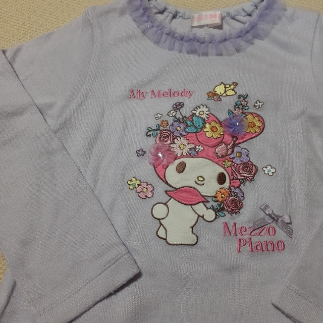 mezzo piano(メゾピアノ)の【中古】　メゾピアノ　Tシャツ　カットソー　マイメロディ キッズ/ベビー/マタニティのキッズ服女の子用(90cm~)(Tシャツ/カットソー)の商品写真