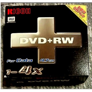 リコー(RICOH)のRICOH　DVD+RW　DRWD-4XCW5　５枚組　未使用品(PC周辺機器)