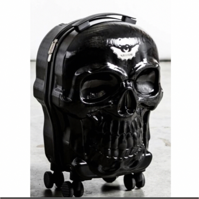 希少 KILLSTAR SKULL SUITCASE トラベル 地雷 ブラック 希少 KILLSTAR SKULL SUITCASE トラベル 地雷 ブラック