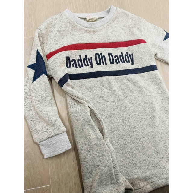 daddy oh daddy(ダディオーダディー)のダディオダディ ロゴ トレーナー ワンピース キッズ/ベビー/マタニティのキッズ服女の子用(90cm~)(ワンピース)の商品写真