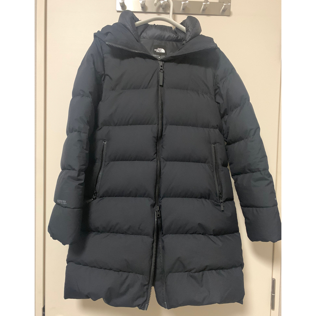 THE NORTH FACE(ザノースフェイス)のTHE NORTH FACEウィンドストッパーダウンシェルコート M ブラック レディースのジャケット/アウター(ダウンコート)の商品写真