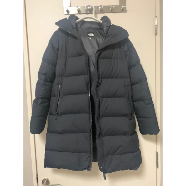 THE NORTH FACE(ザノースフェイス)のTHE NORTH FACEウィンドストッパーダウンシェルコート M ブラック レディースのジャケット/アウター(ダウンコート)の商品写真