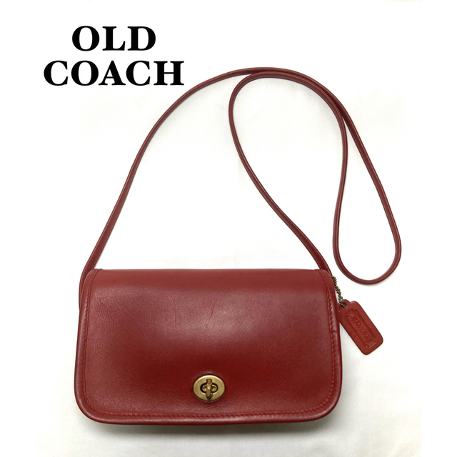 美品】COACH オールドコーチ ショルダーバッグ ターンロック 3922