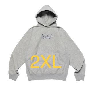 ガールズドントクライ(Girls Don't Cry)のHOODIE #2 wasted youth フーディ グレー 2XL(パーカー)