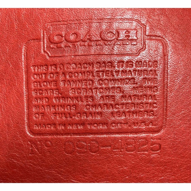 【美品・希少年代】COACH オールドコーチ ショルダーバッグ 4825