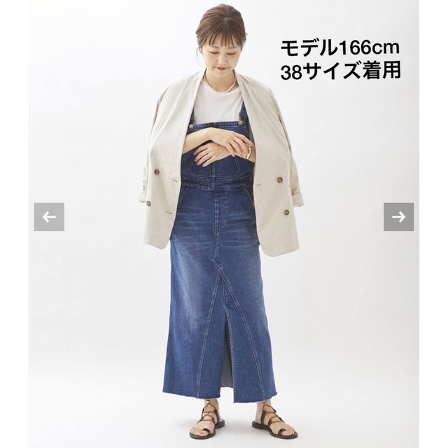 Plage - 【ほぼ未使用】ヘルシーデニムSP DENIM サロペットスカート 38サイズの通販 by M3588's shop｜プラージュ