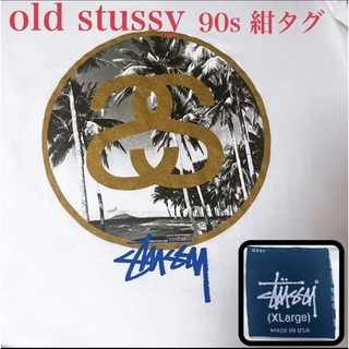 STUSSY - old  stussy ステューシー Tシャツ 紺タグ 90s 80s 美品
