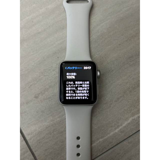 APPLE WATCH3 38 ㎜ シルバーその他