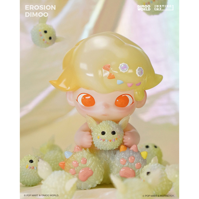 MEDICOM TOY(メディコムトイ)のDIMOO x INSTINCTOY EROSION DIMOO popmart エンタメ/ホビーのおもちゃ/ぬいぐるみ(キャラクターグッズ)の商品写真