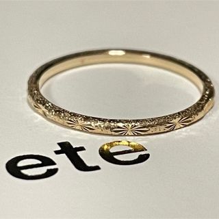 新作揃え ♥️人気商品♥️ete リアディグレゴリオ リボンリング 大