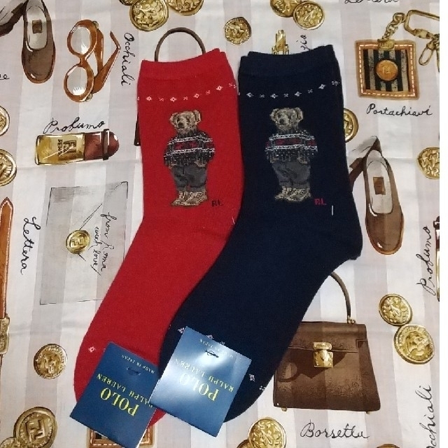 POLO RALPH LAUREN(ポロラルフローレン)の(モモ様専用)     POLOラルフローレン ソックス レディースのレッグウェア(ソックス)の商品写真