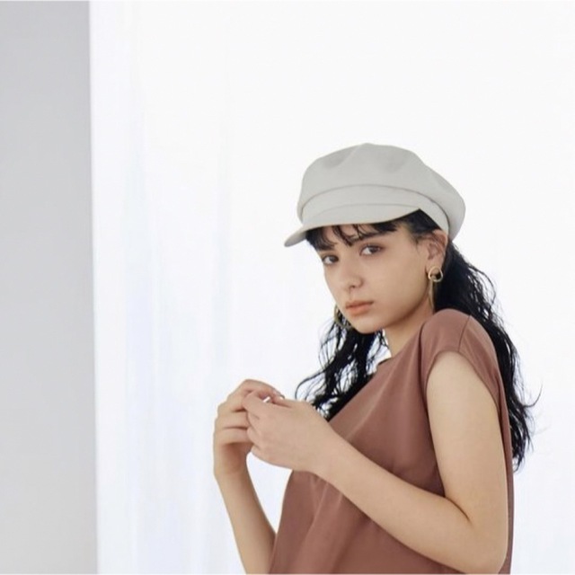 Mila Owen(ミラオーウェン)のiNtimite linen like marine cap レディースの帽子(キャスケット)の商品写真