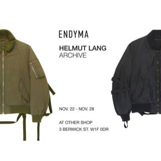 ヘルムートラング(HELMUT LANG)のHELMUT LANG Metallic Bondage Bomber(フライトジャケット)