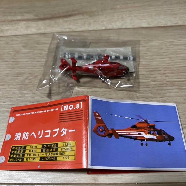 にゃんたろう様専用　RESCUE119 消防ヘリコプターNO.8 エンタメ/ホビーのおもちゃ/ぬいぐるみ(ミニカー)の商品写真