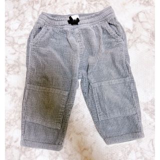 ザラキッズ(ZARA KIDS)のZARA baby コーデュロイパンツ　グレー　80(パンツ)