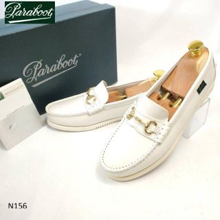 Paraboot - Paraboot パラブーツ ホワイト レザー 4 極美品 正規品証明 ...