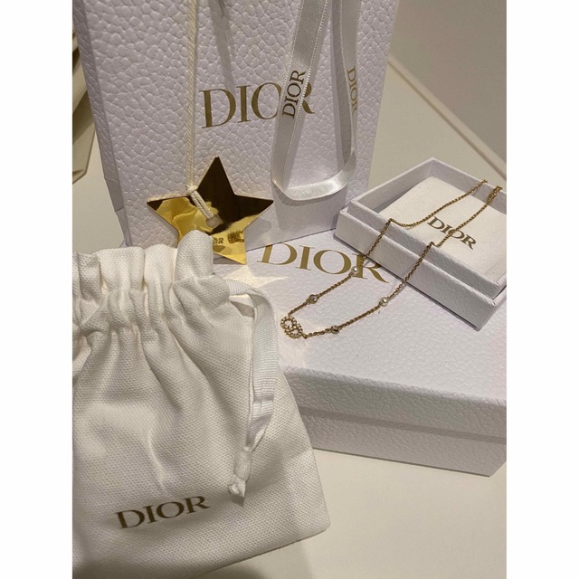 【通販激安】 D CLAIR - Dior Christian LUNE ネックレス　パール ネックレス　DIOR ネックレス