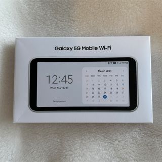 サムスン(SAMSUNG)のgalaxy 5G mobile WiFi SCR01(PC周辺機器)