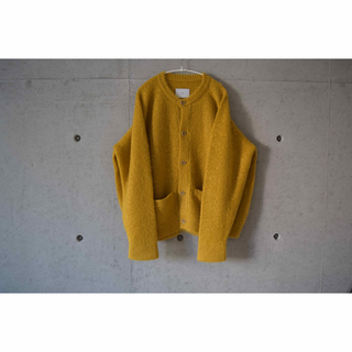 stein - Stein kid mohair cardigan 21AW Sサイズ イエローの通販 by ...