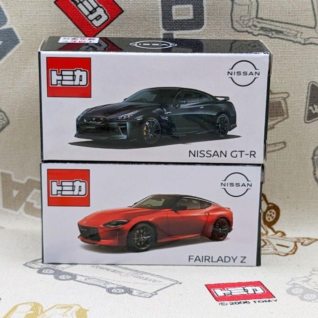 ミニカートミカ　日産　GT-R ミッドナイトパープル　フェアレディZ カーマインレッド