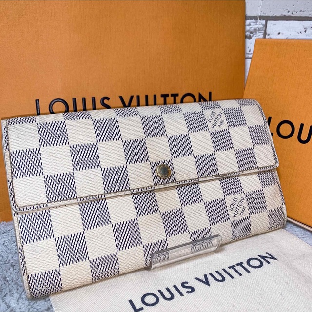 LOUIS VUITTON - 【美品】 ルイヴィトン ポルトフォイユ サラ ダミエ