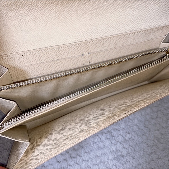 美品】 ルイヴィトン ポルトフォイユ サラ ダミエ アズール 長財布