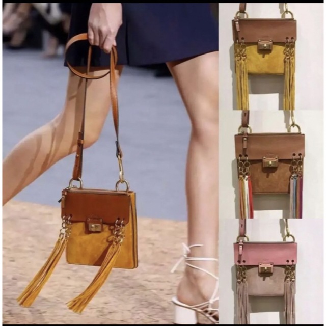 Chloe クロエ ショルダー タッセルバッグ - ショルダーバッグ